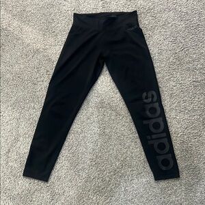 Adidas Black Leggings Sleek Athletic Design
